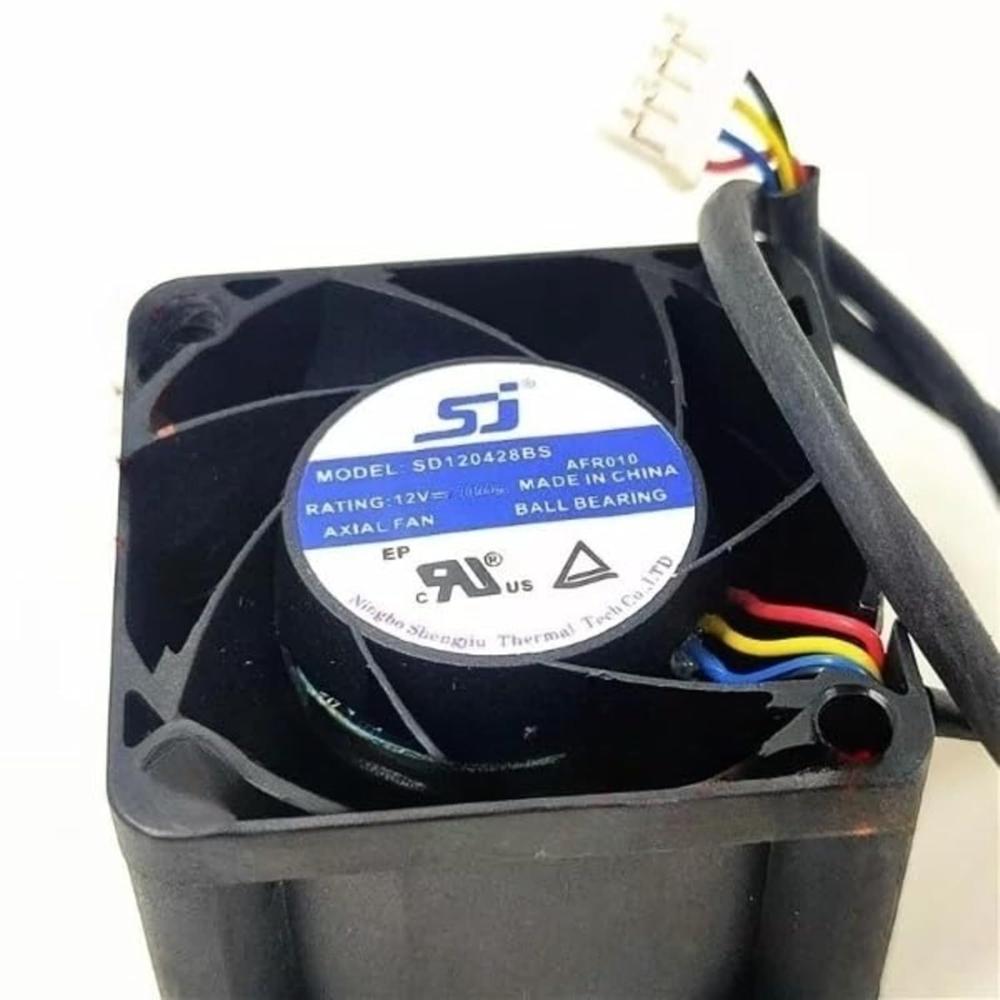 SJ SA120428BS DC Brushless Fan 12V 1.23A Air Cooling Fan 40 * 40 * 28mm 4-Wire