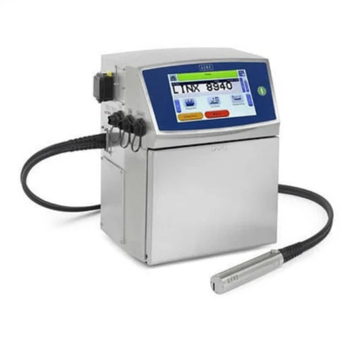 Industrial Inkjet Batch Coding Machine - Color: White