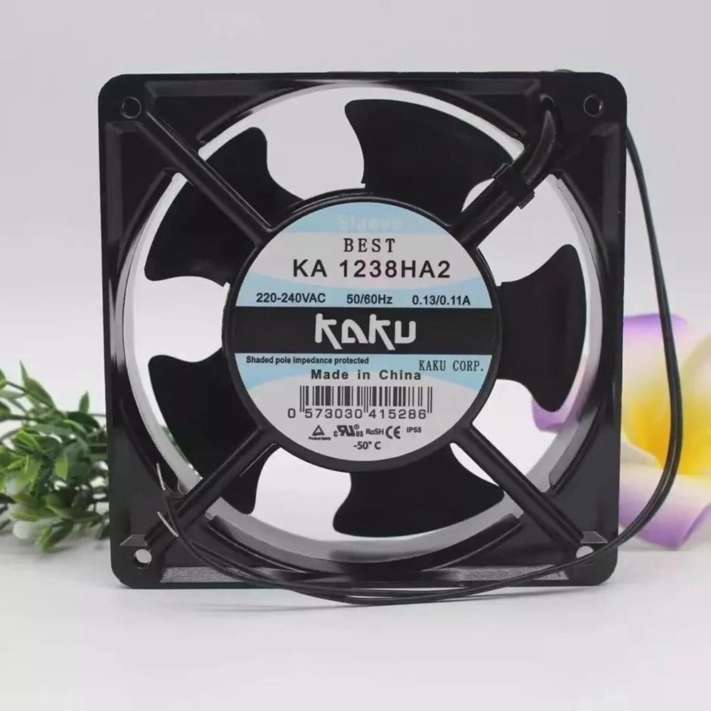 KAKU FAN KA 1238HA2 220/240V 0.13/0.11A 120X120X38MM 2-Wire Cooling Fan