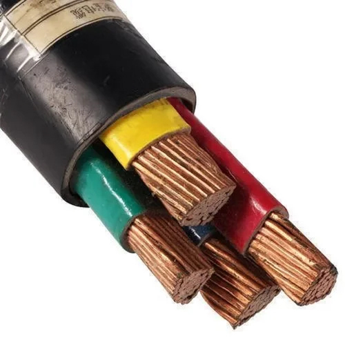 4 Core Loose Tube Fiber Optic Cable - Armored Material: Copper