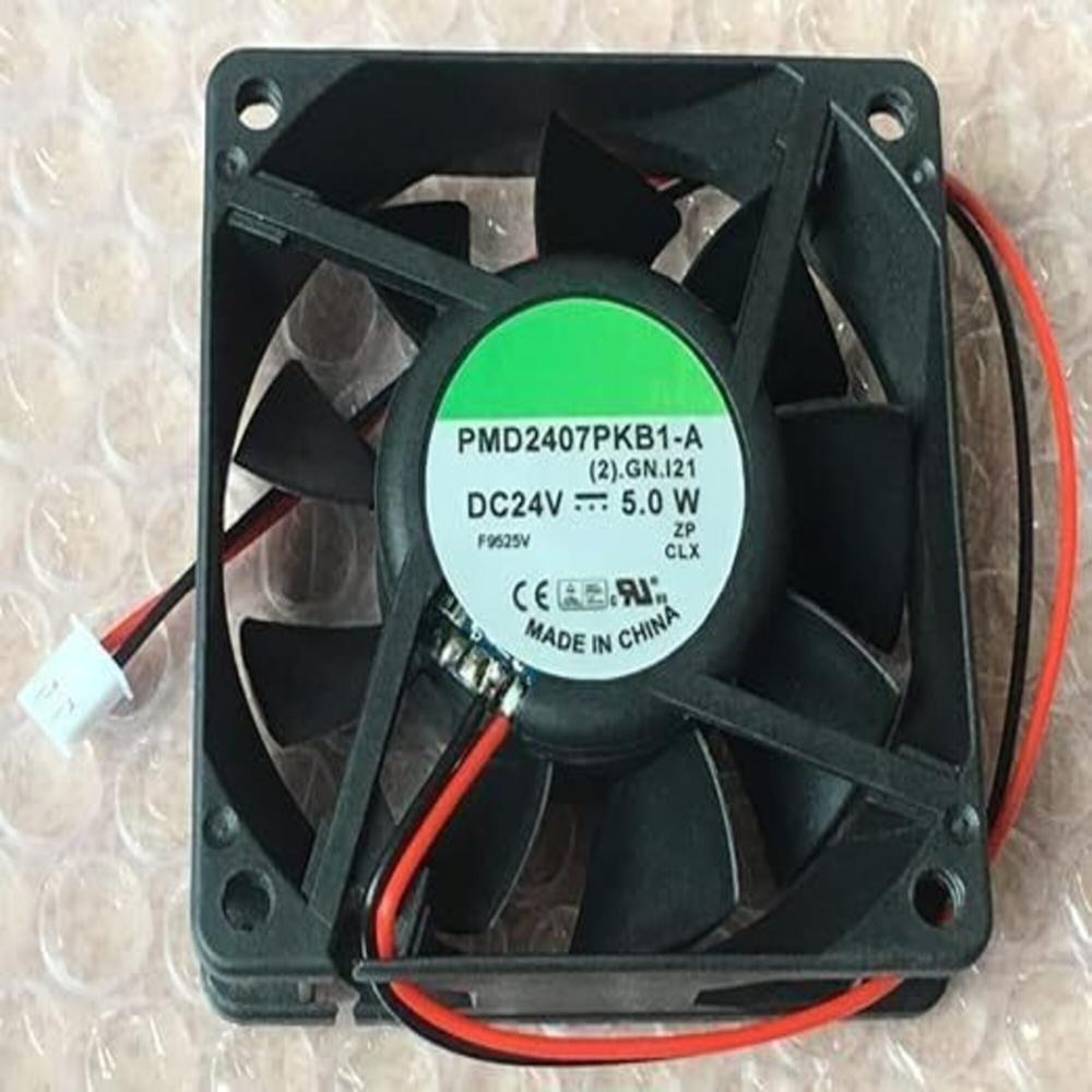 SUNON PMD2407PKB1-A,Server Cooler Fan DC 24V 5.0W, Inverter Cooling Fan for 2-Wire 7CM