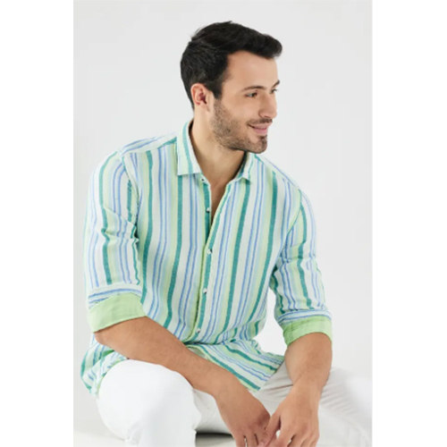 Mens Striped Shirt - Color: Different Available