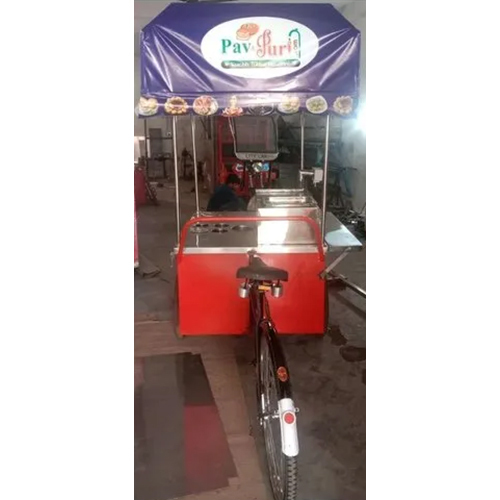 Food Cart On Tricycle - Color: Red