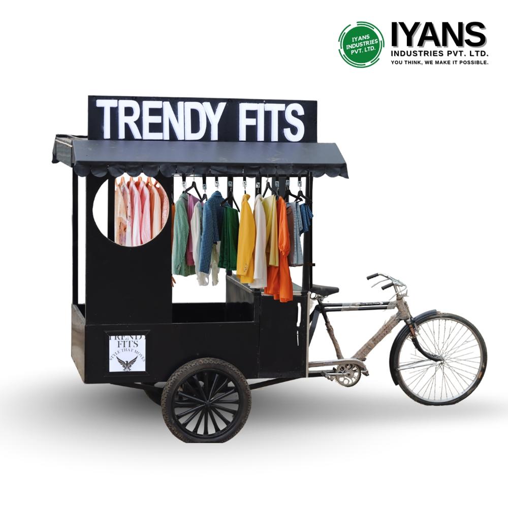 Food Cart On Tricycle - Color: Red