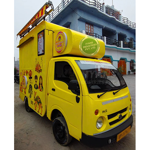 Food Van Food Truck - Color: Yellow