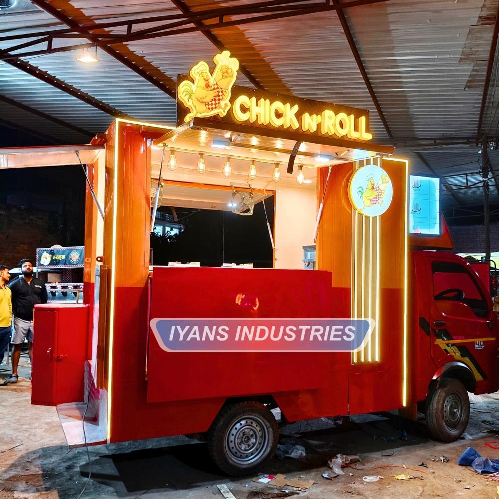 Food Van Food Truck - Color: Yellow