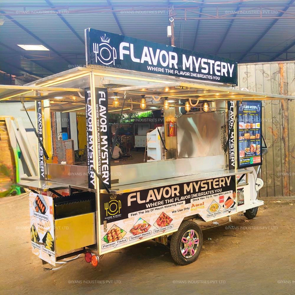 Non Ac Food Van Food Truck - Color: Blue