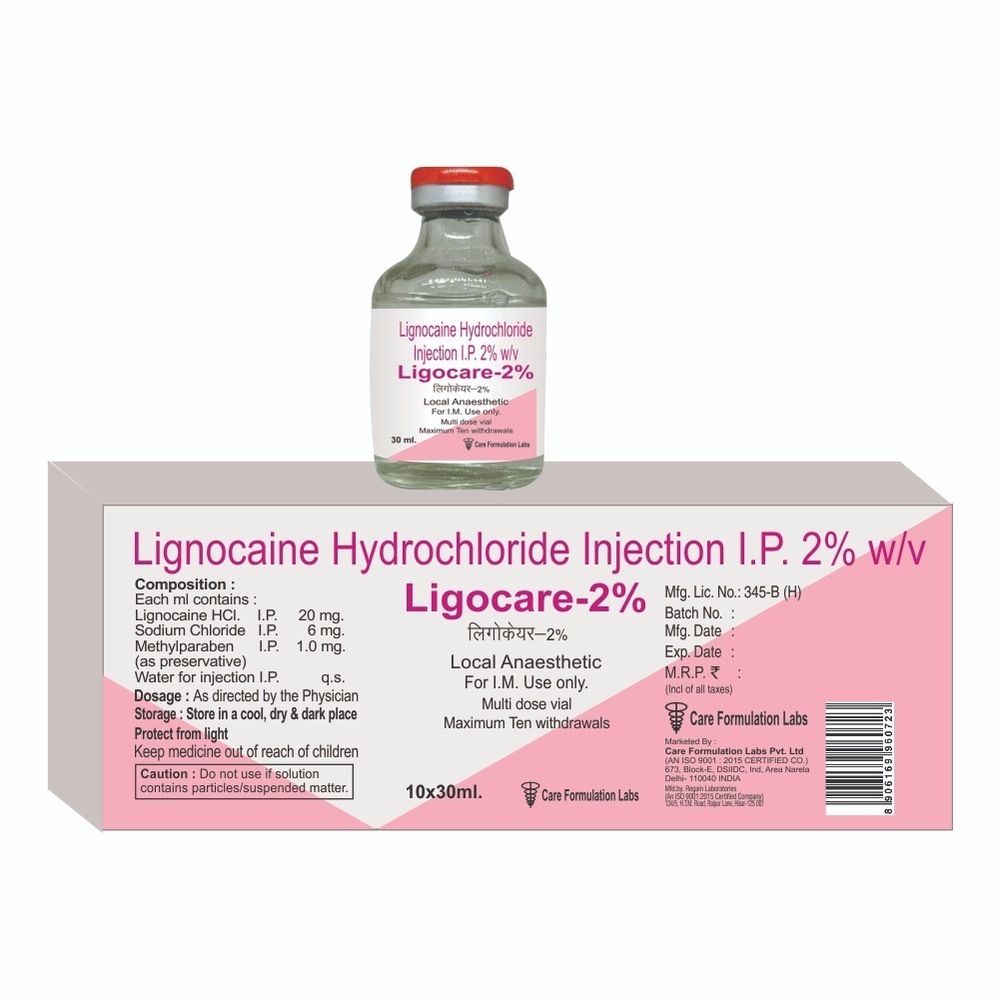 Lignocaine HCL. I.P Injection 2%