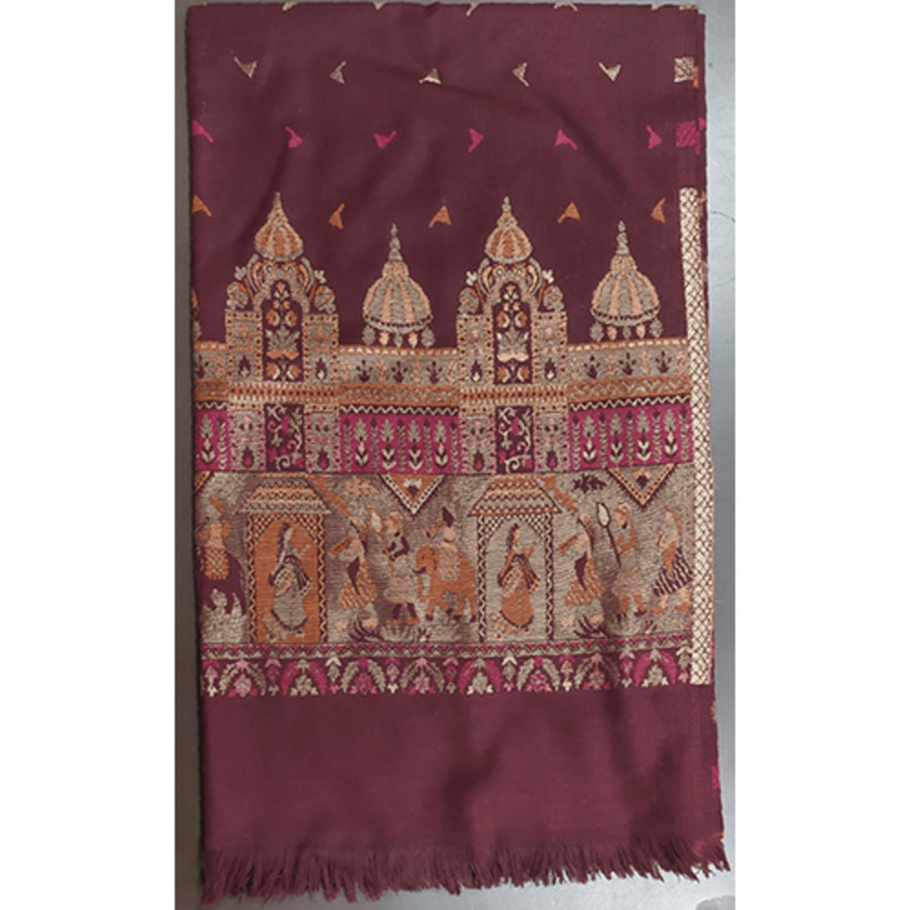 Woolen Fancy Shawl - Color: Different Available