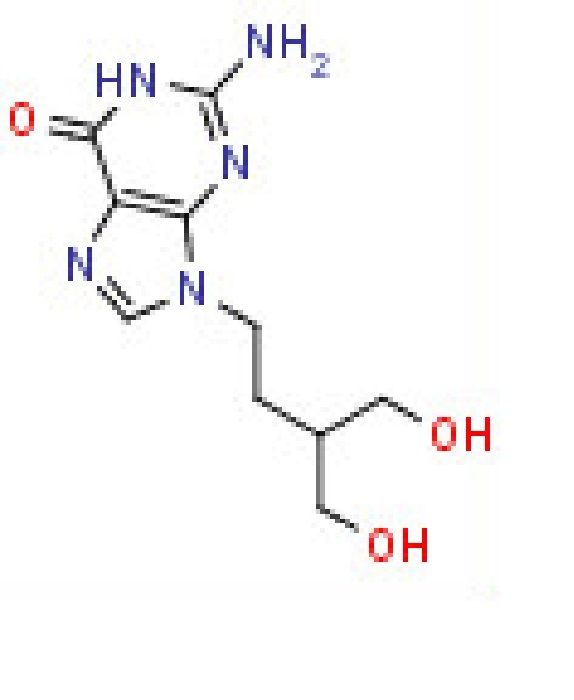 2-Amino-9-(4-hydroxy-3-(hydroxymethyl)butyl)-1,9-dihydro-6H-purin-6- one