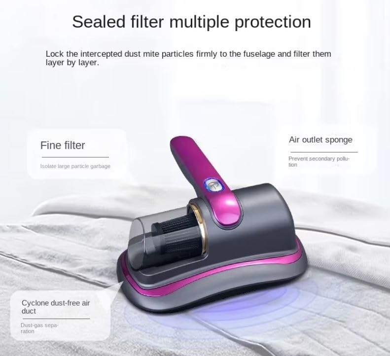 Handheld Cordless Uv Bed Vacuum Cleaner - Material: Plastic