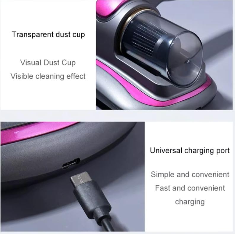 Handheld Cordless Uv Bed Vacuum Cleaner - Material: Plastic