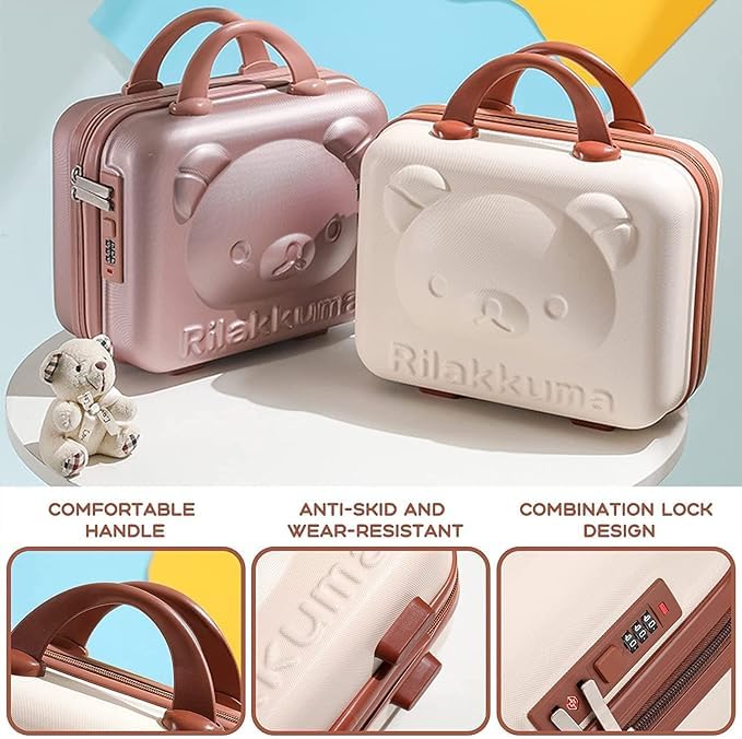 Mini Hard Shell Travel Luggage Makeup Vanity Case