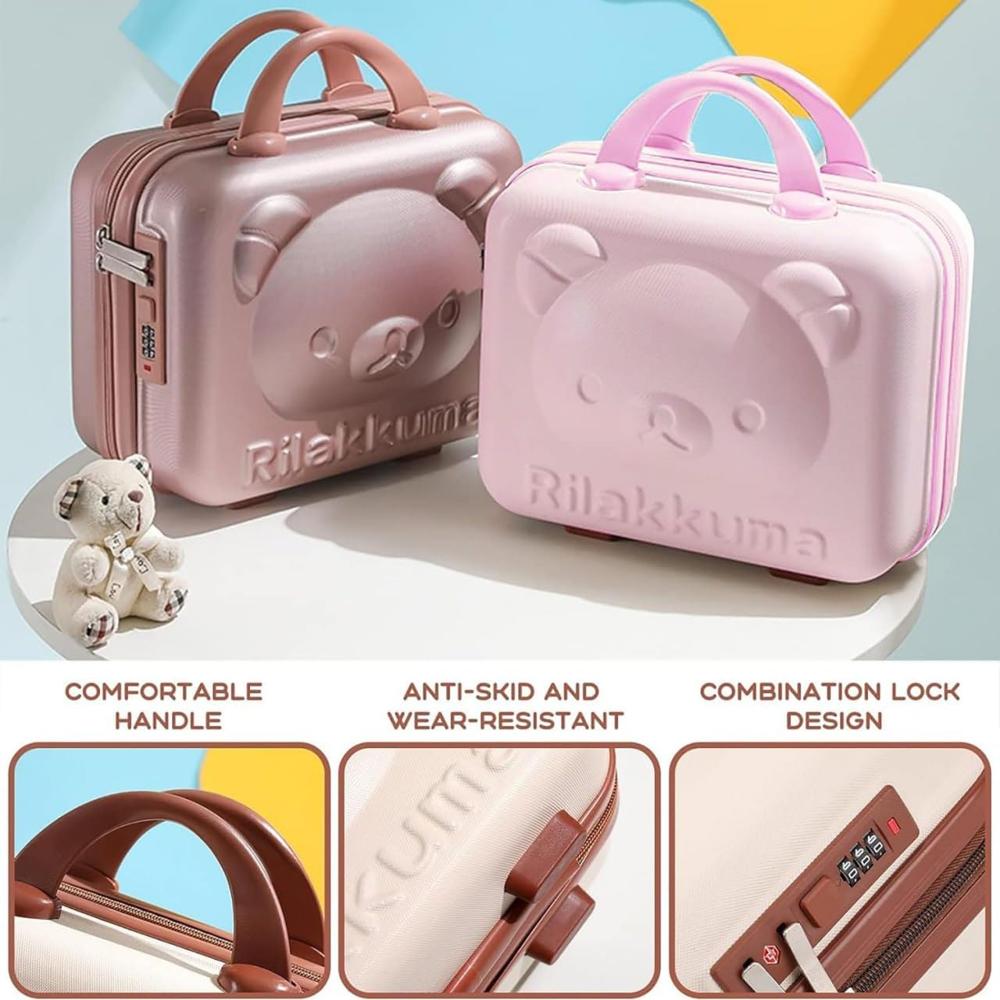 Mini Hard Shell Travel Luggage Makeup Vanity Case