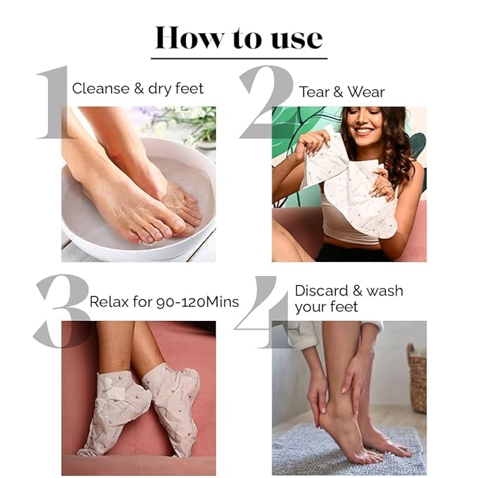 Nourishing and Revitalizing Foot Mask