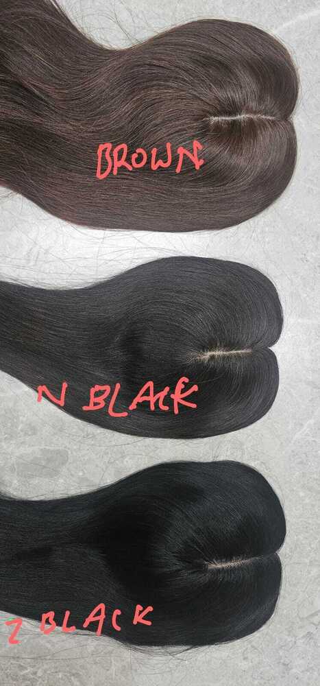 Silk Base Hair Topper - 16 Inch, 10 A Human Hair Quality , Full Lace Design, Available In All Colors Including Black, Designed For Women
