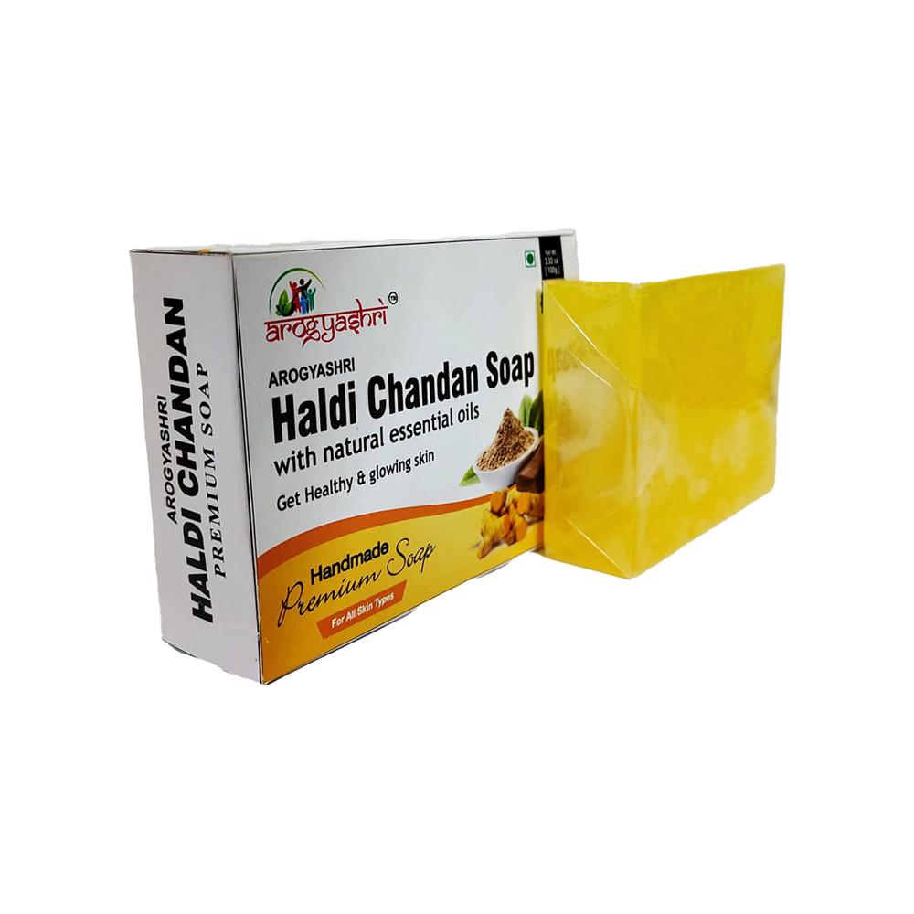 Arogya Haldi Chandan Soap - Color: [