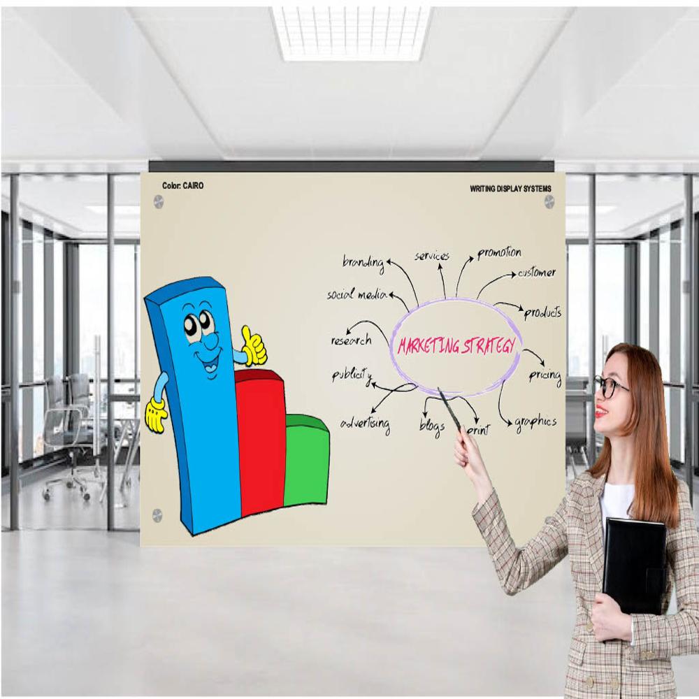MAGNETIC GLASS WRITING BOARD CAIRO
