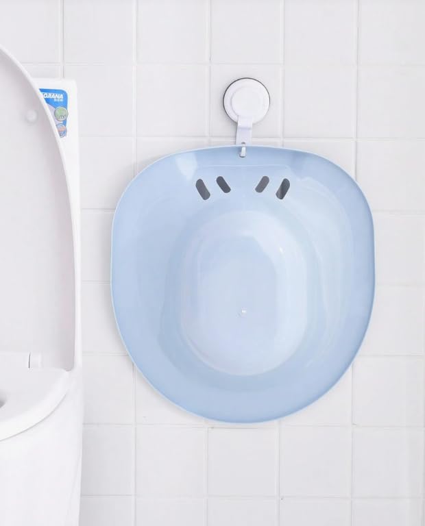 Expert Mind Sitz Bath - Medical-grade Non-toxic Material, Universal Fit For All Toilet Seats - Instant Relief From Hemorrhoids, Ideal For Post-delivery Recovery, Hassle-free Cleaning