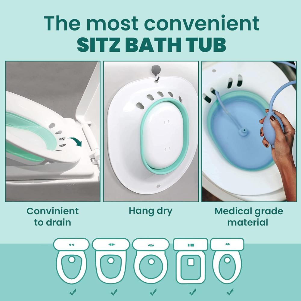 Sitz Bath for Toilet Hemorrhoids