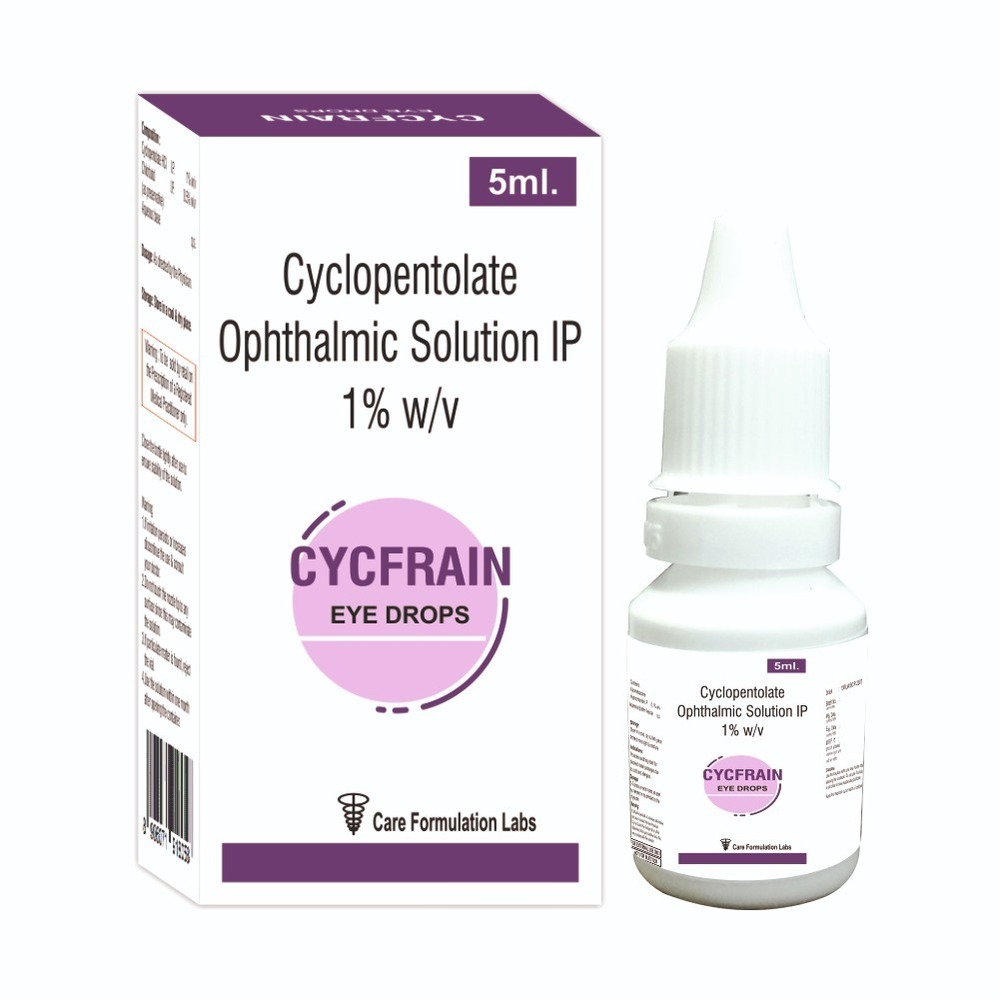 Cyclopentolate HCI I.P. 1% w/v +  Chlorbutol I.P. 0.5% w/v, Ophthalmic solution