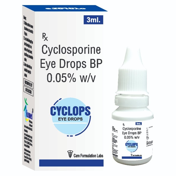 Cyclosporine 0.05% w/v ophthalmic solution