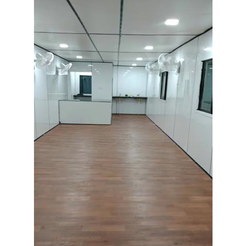 Portable Site Office Cabin - Color: White
