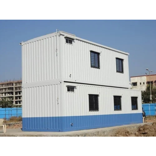 Double Decker Prefabricated House Cabin - Floor Material: Steel