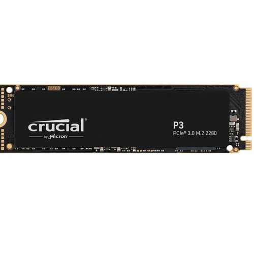 Crucial P3 500GB PCIe 3.0 3D NAND NVMe M.2 Solid State Drive