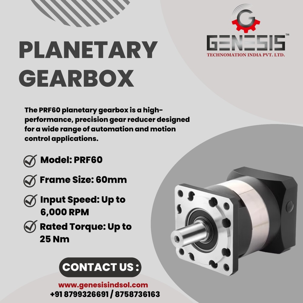 Industrial Planetary Gearbox - Color: Silver