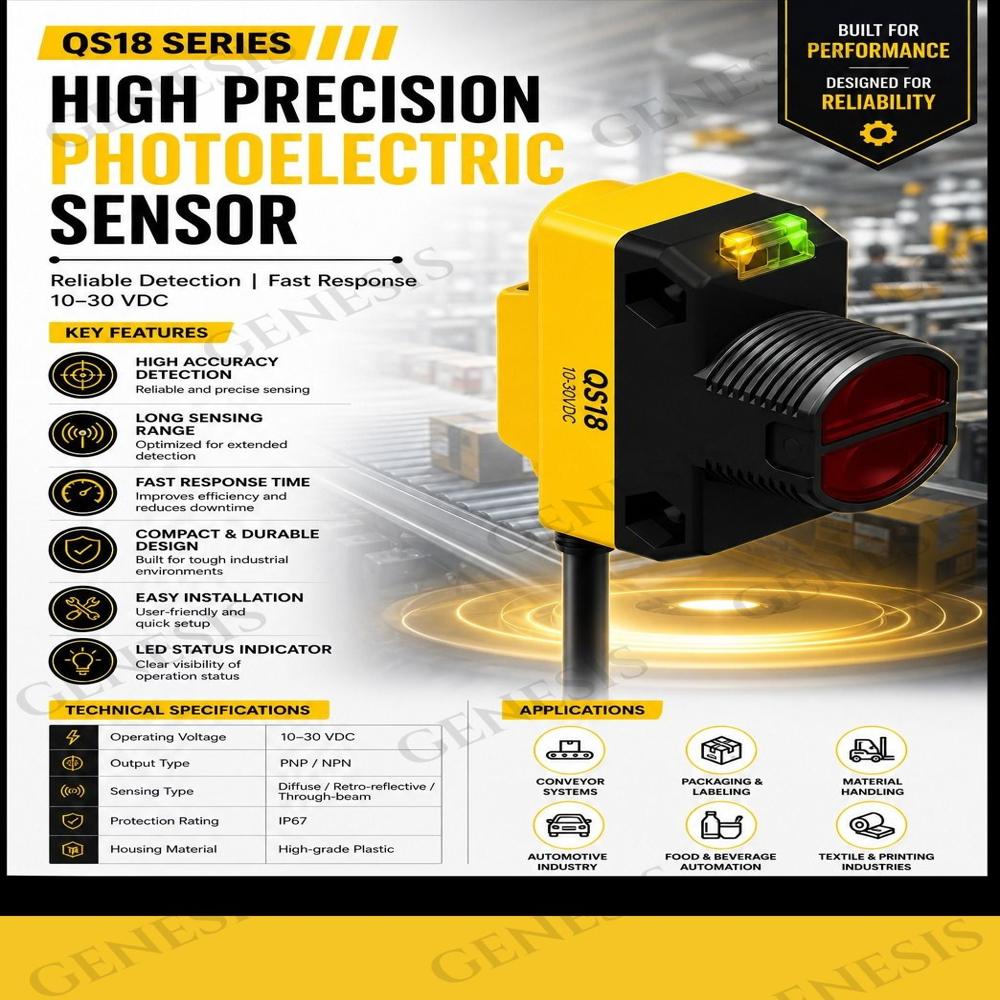 Banner Make Fiber Optic Photoelectric Sensor - Accuracy: 99  %