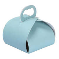 Blue Dome Style Small Gift Box - High-quality Paper, Custom Size Options, Available In Various Colors, Elegant Round Shape For Gifting