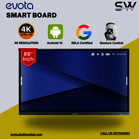 Evota Android 14 Google Edla-Certified Interactive Flat Panel 86 Inch