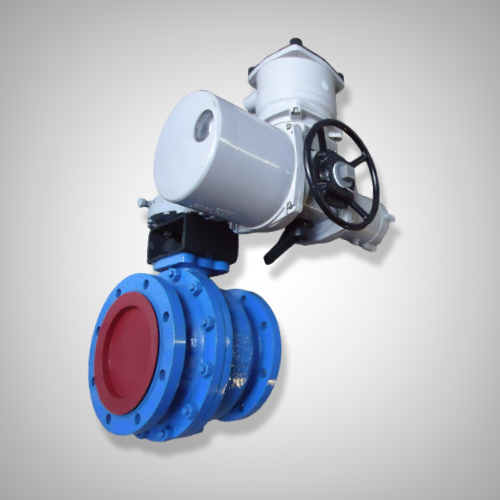 Electrical Actuator Operated Ball Valve - Finish: Polished