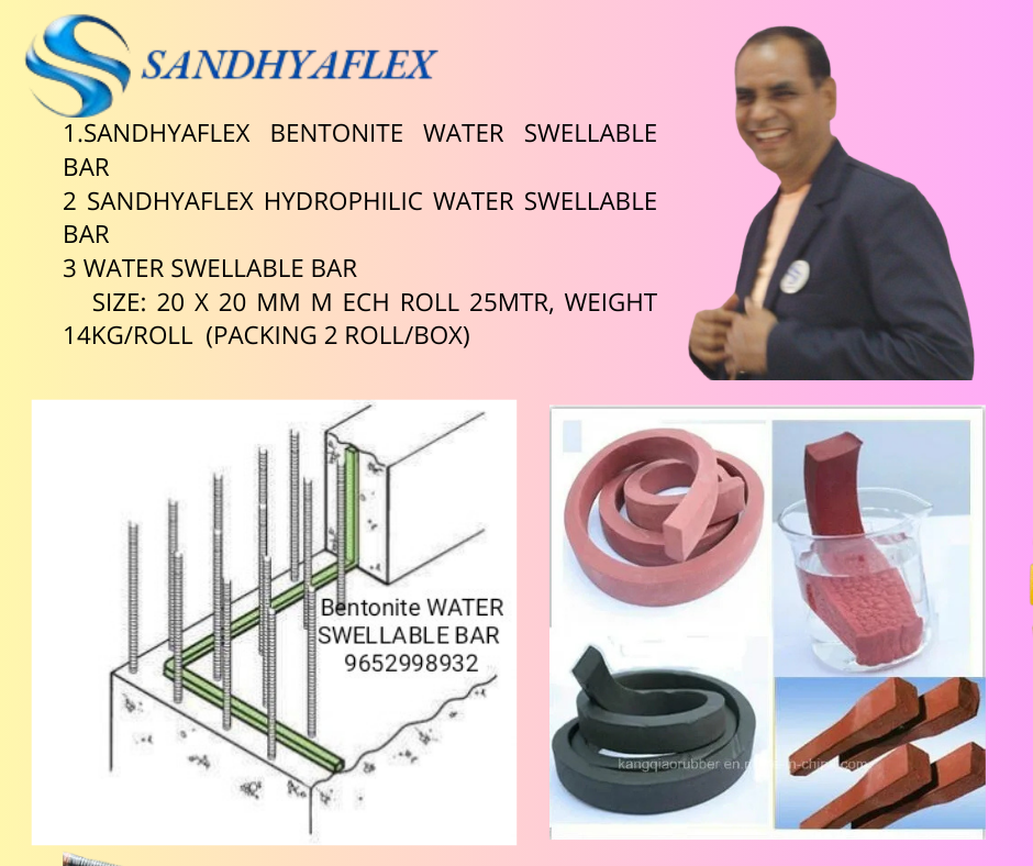 Premium Quality Bentonite Water Swellable  Bar 20x25mm