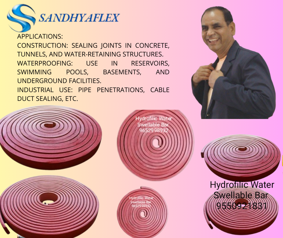 Water Swellble Bar 25x25mm