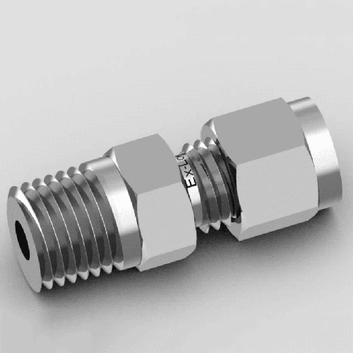 NPT Male Connector - Stainless Steel, AISI Standard | Galvanized Finish, Welding Connection, 1-Year Warranty