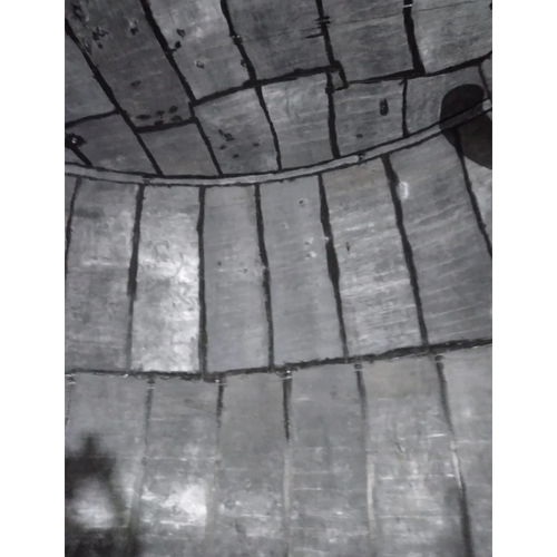 Powder Coated Rubber Lining - Color: Black