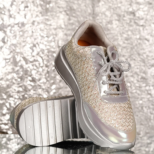 Silver Spark Sneakers