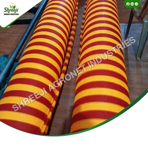Red And Yellow HDPE Shade Net