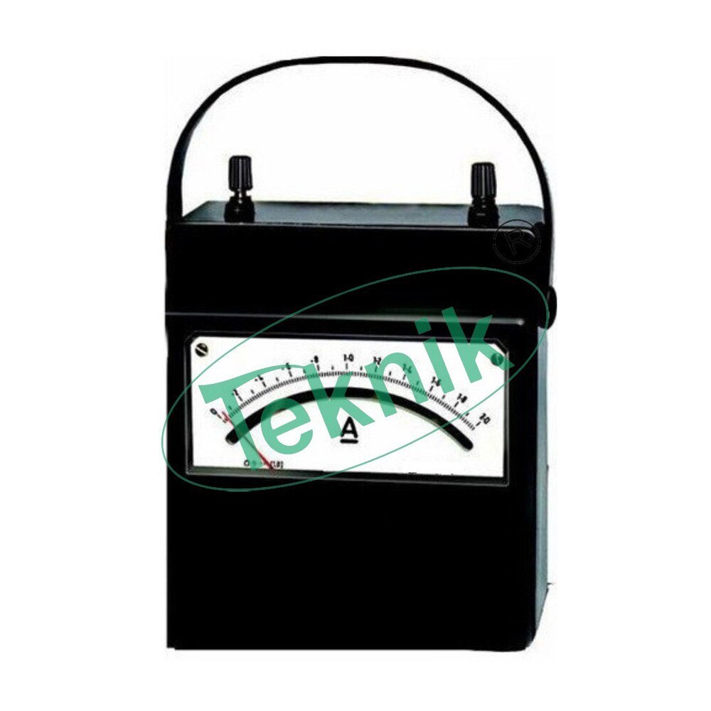 Single Range Moving Coil Dc Portable Ammeter - Selectable Range 0-50a, Single Range Measurement