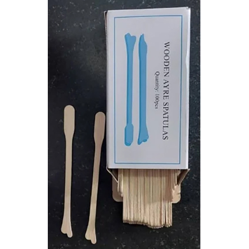 Wooden Ayre Spatula - Color: Natural Wood Colour