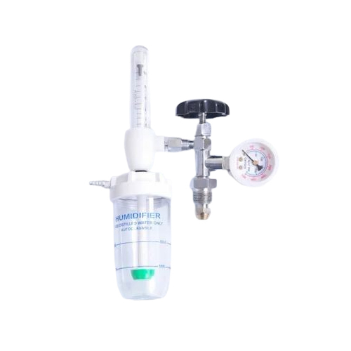 Hospital Oxygen Flow Meter - Color Code: White