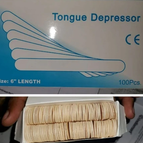 Wooden Tongue Depressor - Color: Different Available