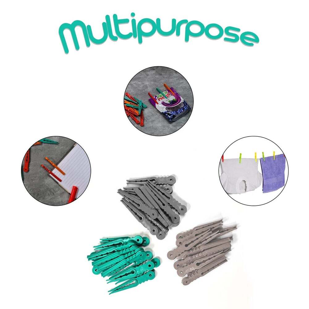 36pcs Multipurpose Plastic Cloth Hangings