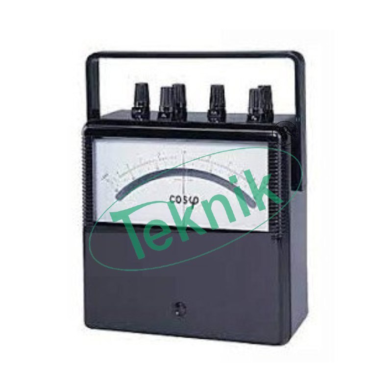 SINGLE PHASE DYNAMOMETER TYPE PORTABLE POWER FACTOR METER