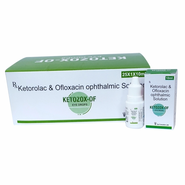 Ketorolac + Ofloxacin  Ophthalmic solution