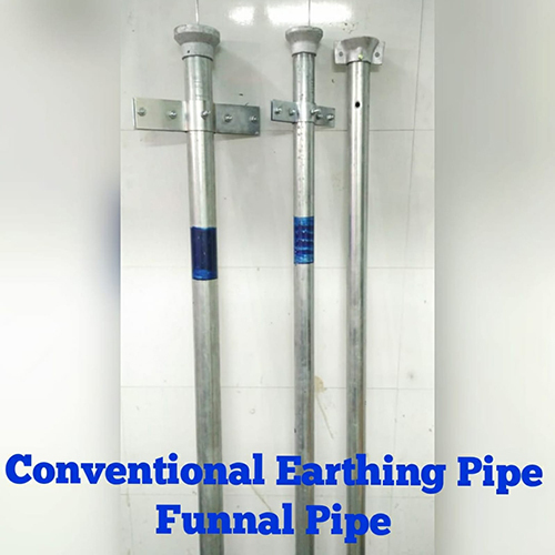 Conventional Earthing Pipe Funnal Pipe - Color: Silver