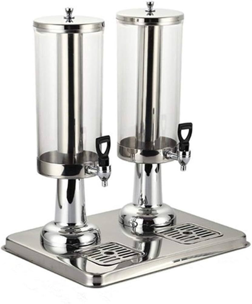 Elegance 8L Beverage Dispenser a   Stainless Steel for Juice, Milk & More