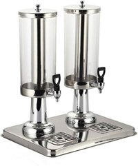 Elegance 8l Beverage Dispenser Stainless Steel For Juice, Milk & More - Capacity: 8 Liters